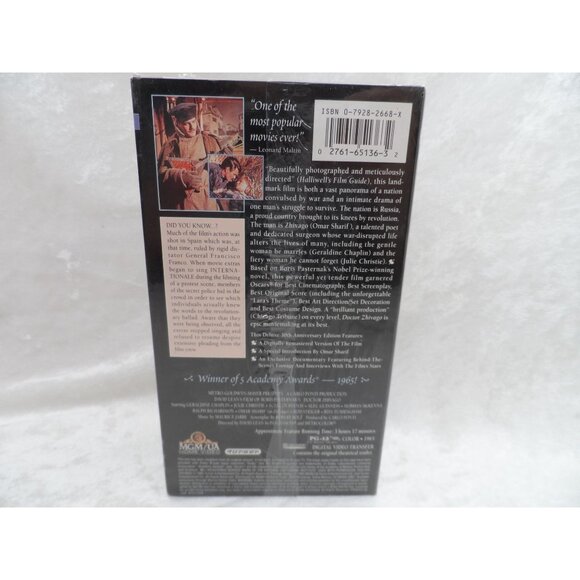 Schindlers List Fiddler On The Roof Doctor Zhivago Sealed VHS Tapes Set Of 3 - Picture 3 of 7